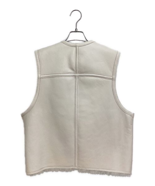 OUR LEGACY（アワーレガシー）OUR LEGACY (アワーレガシー) REVERSIBLE SHEARLING VEST（リバーシブルシアリングベスト） ベージュ サイズ:48の古着・服飾アイテム