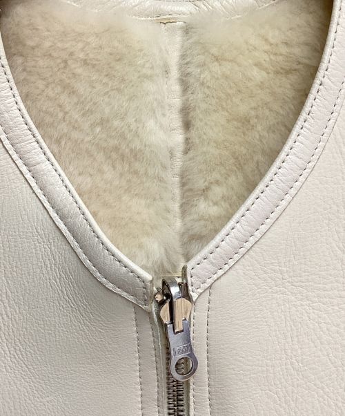 OUR LEGACY（アワーレガシー）OUR LEGACY (アワーレガシー) REVERSIBLE SHEARLING VEST（リバーシブルシアリングベスト） ベージュ サイズ:48の古着・服飾アイテム