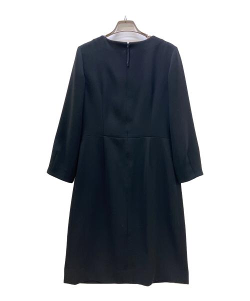 自由区（ジユウク）自由区 (ジユウク) トリアセダブルクロス ワンピース ブラック サイズ:36の古着・服飾アイテム