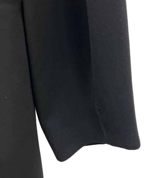 自由区（ジユウク）自由区 (ジユウク) トリアセダブルクロス ワンピース ブラック サイズ:36の古着・服飾アイテム