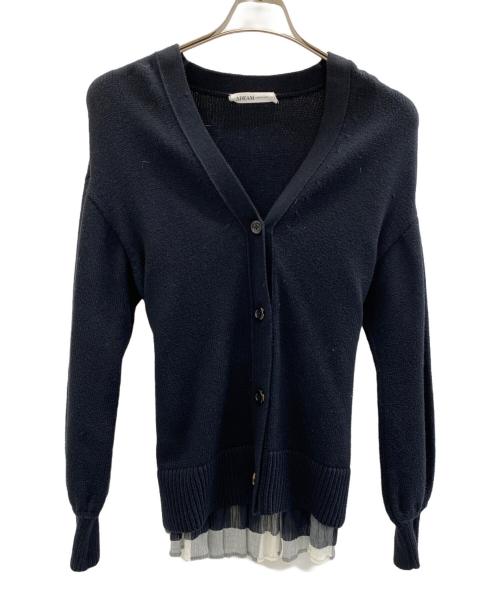 ADEAM（アディアム）ADEAM (アディアム) Aster Cardigan ブラック サイズ:XSの古着・服飾アイテム