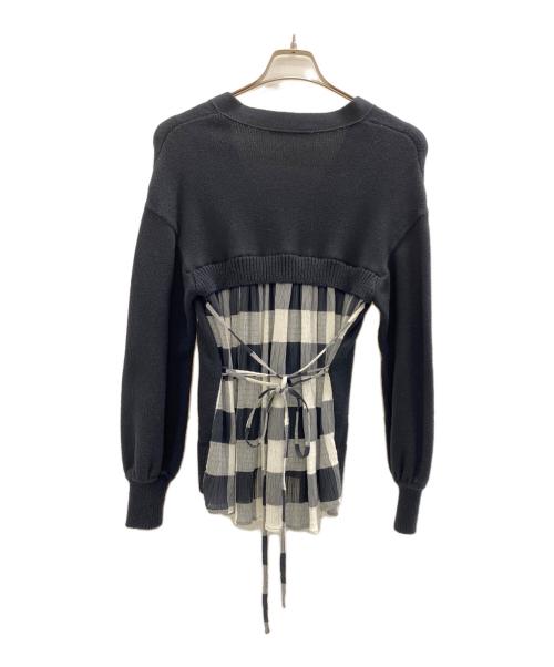 ADEAM（アディアム）ADEAM (アディアム) Aster Cardigan ブラック サイズ:XSの古着・服飾アイテム