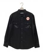 NEIGHBORHOODネイバーフッド）の古着「W.P. / C-SHIRT.LS」｜ブラック