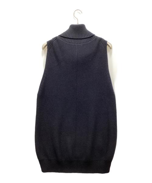 CINOH（チノ）CINOH (チノ) AP STUDIO (エーピーストゥディオ) コットンタートルベスト ブラック サイズ:FREEの古着・服飾アイテム