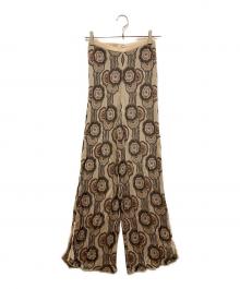 Open Sesame Club（オープンセサミクラブ）の古着「総柄パンツ」｜グレージュ