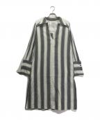 EICA YOSHINARIエイカ ヨシナリ）の古着「コットンシルクワンピース」｜ブルー