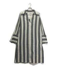 EICA YOSHINARI（エイカ ヨシナリ）の古着「コットンシルクワンピース」｜ブルー