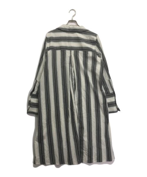 EICA YOSHINARI（エイカ ヨシナリ）Eica Yoshinari (エイカ ヨシナリ) コットンシルクワンピース ブルー サイズ:Fの古着・服飾アイテム