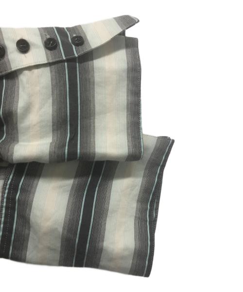 EICA YOSHINARI（エイカ ヨシナリ）Eica Yoshinari (エイカ ヨシナリ) コットンシルクワンピース ブルー サイズ:Fの古着・服飾アイテム