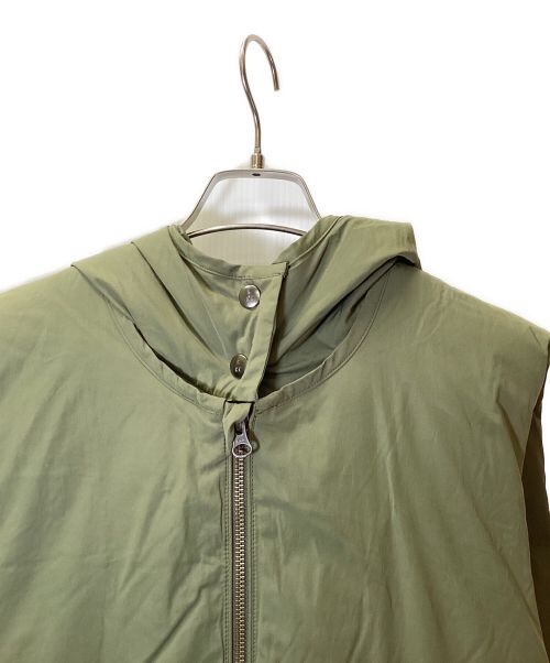 Curensology（カレンソロジー）Curensology (カレンソロジー) &RC (アンドアールシー) ロングダウンベスト グリーン サイズ:Freeの古着・服飾アイテム