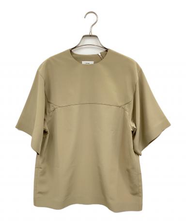 中古・古着通販】HYKE (ハイク) ラウンドネックカットソー ベージュ
