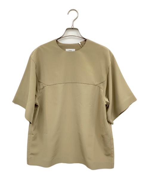 HYKE（ハイク）HYKE (ハイク) ラウンドネックカットソー ベージュ サイズ:2の古着・服飾アイテム