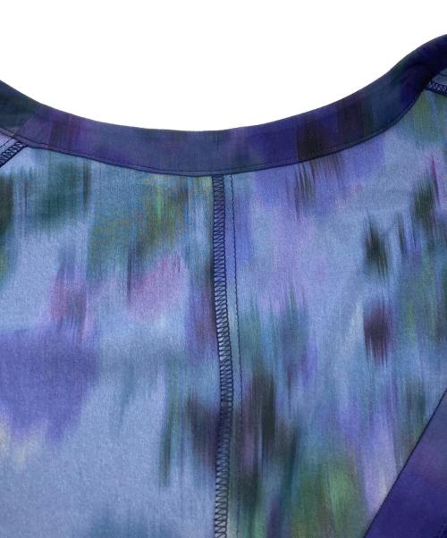 JILL STUART（ジルスチュアート）JILL STUART (ジルスチュアート) シェーディングフラワープリントワンピース パープル サイズ:2の古着・服飾アイテム