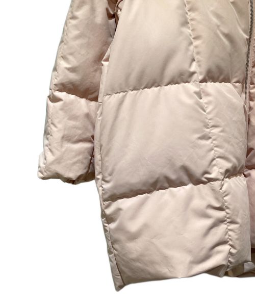 JIL SANDER（ジルサンダー）JIL SANDER (ジルサンダー) Fill Down Hooded Blouson（フィルダウンフーデッドブルゾン） ピンク サイズ:34の古着・服飾アイテム