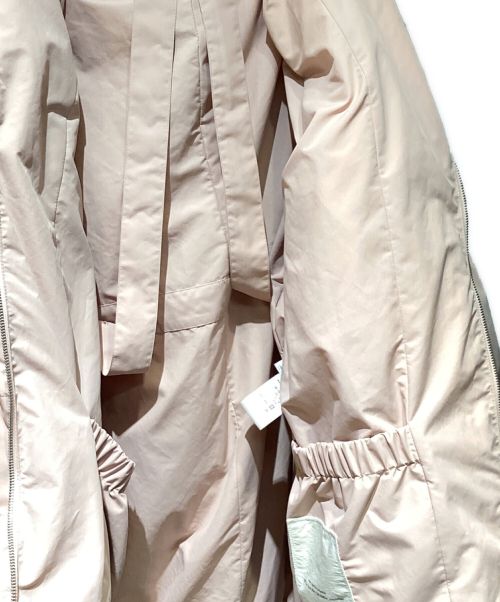 JIL SANDER（ジルサンダー）JIL SANDER (ジルサンダー) Fill Down Hooded Blouson（フィルダウンフーデッドブルゾン） ピンク サイズ:34の古着・服飾アイテム