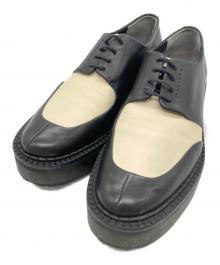 CLERGERIE（クレジュリー）の古着「BREEダービーシューズ」｜ブラック×アイボリー