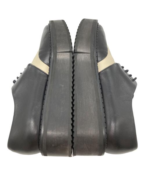 CLERGERIE（クレジュリー）CLERGERIE (クレジュリー) BREEダービーシューズ ブラック×アイボリー サイズ:23の古着・服飾アイテム