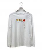 POLO RALPH LAURENポロ・ラルフローレン）の古着「ポロベア ロングスリーブカットソー」｜ホワイト