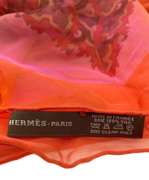 HERMES（エルメス）HERMES (エルメス) シルクショール ピンクの古着・服飾アイテム