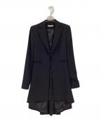 alice+oliviaアリスアンドオリビア）の古着「フィッシュテールバックタックジャケット」｜ブラック