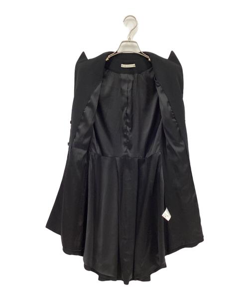 alice+olivia（アリスアンドオリビア）alice+olivia (アリスアンドオリビア) フィッシュテールバックタックジャケット ブラック サイズ:2の古着・服飾アイテム