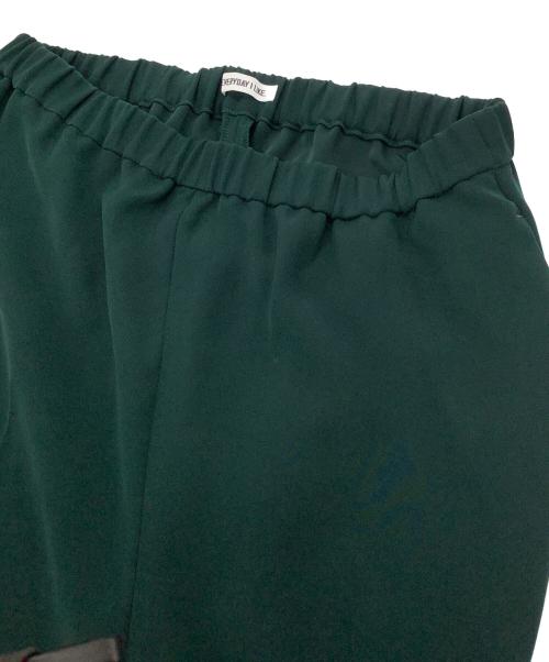 EVERYDAY I LIKE.（エヴリデイ アイ ライク）EVERYDAY I LIKE. (エヴリデイ アイ ライク) イージーフレアパンツ グリーン サイズ:38 未使用品の古着・服飾アイテム