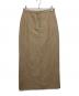 BALLSEY（ボールジィ）の古着「リネンウール Iラインマキシスカート」｜ベージュ