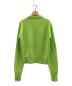 BLAMINK (ブラミンク) カシミヤシルク12Gクルーネックロングスリーブニット グリーン サイズ:36：13000円