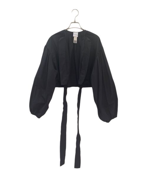 patou（パトゥ）patou (パトゥ) パフスリーブブラウス ブラック サイズ:36の古着・服飾アイテム