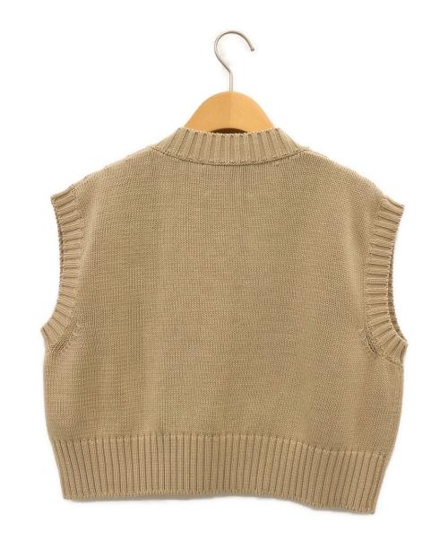 ROBERTO COLLINA（ロベルトコリーナ）ROBERTO COLLINA (ロベルトコリーナ) CTN VN ショートベスト ベージュ サイズ:Sの古着・服飾アイテム