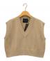 ROBERTO COLLINA（ロベルトコリーナ）の古着「CTN VN ショートベスト」｜ベージュ