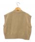 ROBERTO COLLINA (ロベルトコリーナ) CTN VN ショートベスト ベージュ サイズ:S：10000円