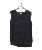 NEPLA.ネプラ）の古着「5G WASHI ノースリーブニット」｜ブラック