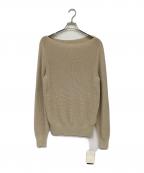 Plageプラージュ）の古着「Decollete ニット」｜ベージュ