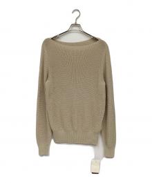 Plage（プラージュ）の古着「Decollete ニット」｜ベージュ