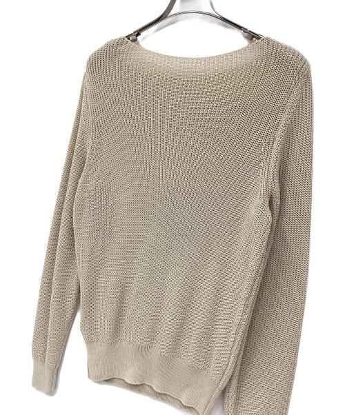 Plage（プラージュ）Plage (プラージュ) Decollete ニット ベージュ サイズ:FREE 未使用品の古着・服飾アイテム