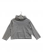 Americanaアメリカーナ）の古着「BORDER ショートパーカー」｜ホワイト