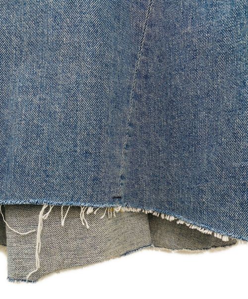 MADISON BLUE（マディソンブルー）MADISON BLUE (マディソンブルー) 5POCKET REMAKE ロングスカート インディゴ サイズ:01の古着・服飾アイテム