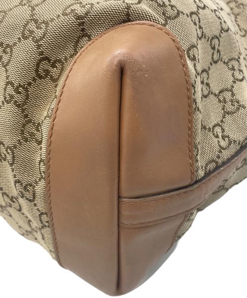 GUCCI（グッチ）GUCCI (グッチ) ポーチ付トートバッグ ブラウンの古着・服飾アイテム
