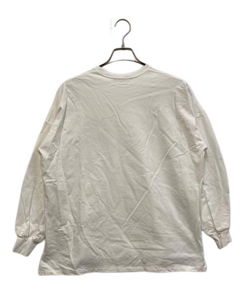 SACRA（サクラ）SACRA (サクラ) PREMIUM COTTON LOGO TOP ホワイト サイズ:38の古着・服飾アイテム