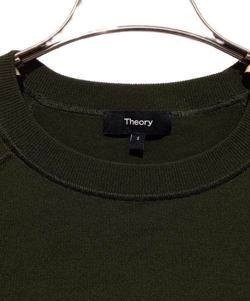 theory（セオリー）theory (セオリー) ラグランスリーブプルオーバー カーキ サイズ:Sの古着・服飾アイテム