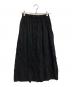 ISSEY MIYAKE (イッセイミヤケ) シワ加工スカート ブラック サイズ:SIZE M：5000円