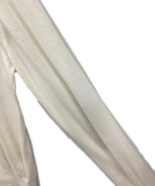ISSEY MIYAKE（イッセイミヤケ）ISSEY MIYAKE (イッセイミヤケ) ニットポロシャツ ホワイト サイズ:Ⅿの古着・服飾アイテム