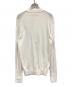 ISSEY MIYAKE (イッセイミヤケ) ニットポロシャツ ホワイト サイズ:Ⅿ：5000円