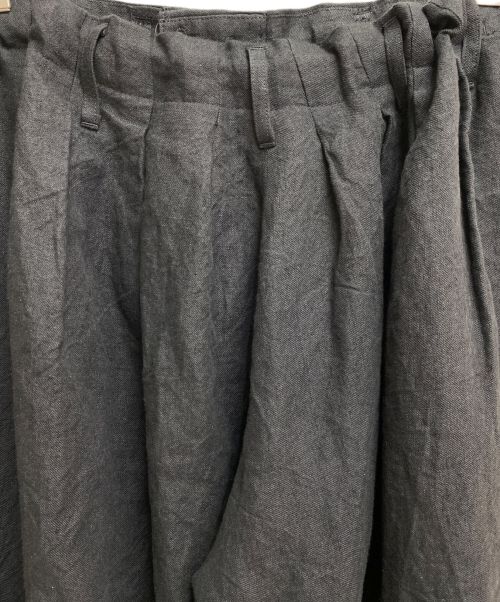 Yohji Yamamoto pour homme（ヨウジヤマモト プールオム）Yohji Yamamoto pour homme (ヨウジヤマモト プールオム) リネンバルーンパンツ ブラック サイズ:3の古着・服飾アイテム