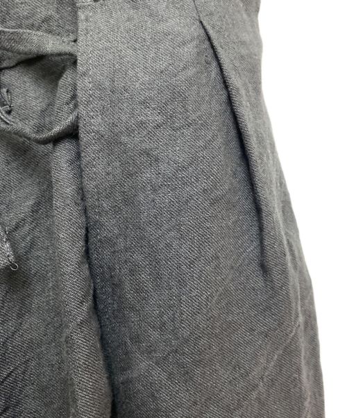 Yohji Yamamoto pour homme（ヨウジヤマモト プールオム）Yohji Yamamoto pour homme (ヨウジヤマモト プールオム) リネンバルーンパンツ ブラック サイズ:3の古着・服飾アイテム