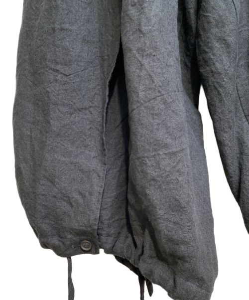 Yohji Yamamoto pour homme（ヨウジヤマモト プールオム）Yohji Yamamoto pour homme (ヨウジヤマモト プールオム) リネンバルーンパンツ ブラック サイズ:3の古着・服飾アイテム