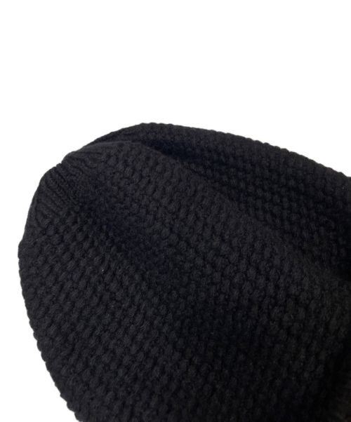 CHANEL（シャネル）CHANEL (シャネル) ココマークニットキャップ ブラック×ピンク サイズ:‐の古着・服飾アイテム