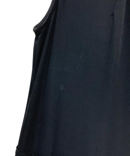 BLENHEIM（ブレンヘイム）BLENHEIM (ブレンヘイム) プリーツノースリーブワンピース ブラック サイズ:XSの古着・服飾アイテム
