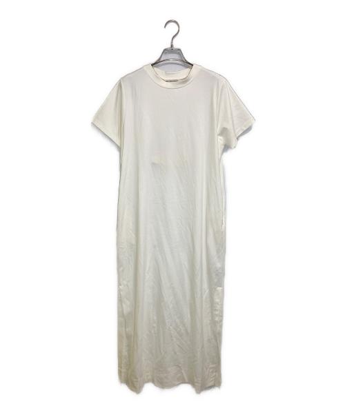 HYKE（ハイク）HYKE (ハイク) ベルト付カットソーワンピース アイボリー サイズ:1の古着・服飾アイテム